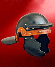 Roman Trooper Leather Helm. Windlass. Marto